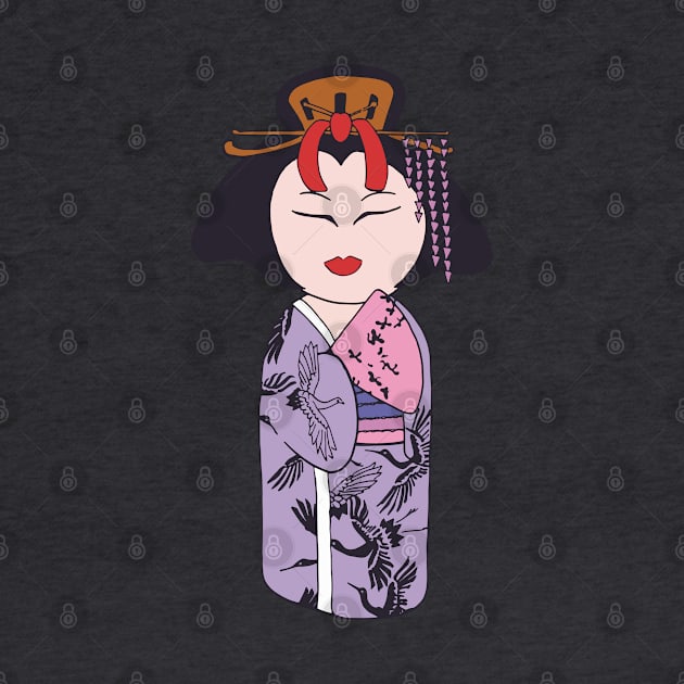 Kokeshi Geisha by E-Maniak